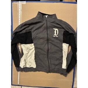 Disneyland Resort Puff Print Zip Up Track Jacket Mens XL Gray Spirit Jersey